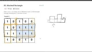 April 13 2024 LeetCode daily 85 Maximal Rectangle - Python solution explained