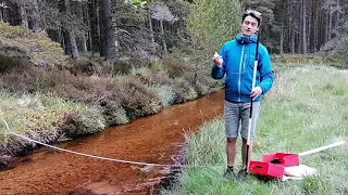 Measuring River Velocity with a basic flow meter