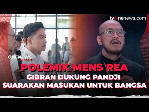 Materi Mens Rea Singgung Banyak Pihak, Gibran: Saya Dukung Pandji Pragiwaksono