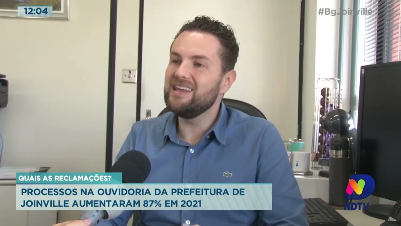 Quais as reclamações: processos na ouvidoria da prefeitura de Joinville aumentaram 87% em 2021