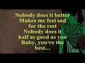 Nobody Does It Better (Lyrics) - Carly Simon