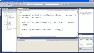 Visual C 2010 Express Tutorial 3 - Variables and Debugging