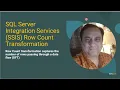 SQL Server Integration Services SSIS Row Count Transformation