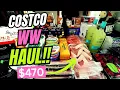 WEIGHT WATCHERS GROCERY HAUL Points Included Costco Stock Up Haul