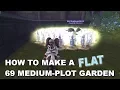 Wizard101 How to Make a Flat 69-Medium Plot Garden