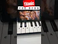 Jack, Rose, Piano, Titanic