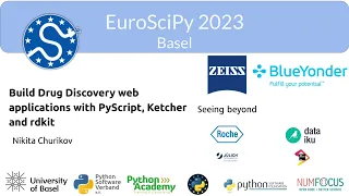EuroSciPy 2023 - Build Drug Discovery web applications with PyScript Ketcher and rdkit