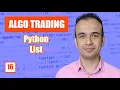 Python List - Algo Trading