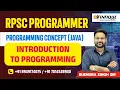 RPSC Programmer Vacancy 2024 PROGRAMMING CONCEPT of Java programmer classes