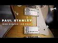 Paul Stanley shows Mark Agnesi his 1959 Gibson Les Paul