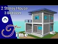 Simple House Design - 3 Bedroom House 64 Square Meters