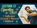 Lecture 13 Operators Part 1 in Java in Hindi JAVA for Beginners ICSE ISC BTECH BCA