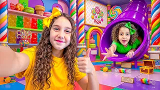 Sierra and Rhia fun museum in Barcelona, Spain