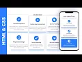 Responsive Our Services Section Using HTML CSS