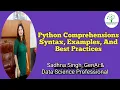 List Set And Dictionary Comprehensions in Python Explained