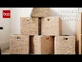 BCP Hyacinth Storage Basket Set Compact Foldable and Stylish Home Organization