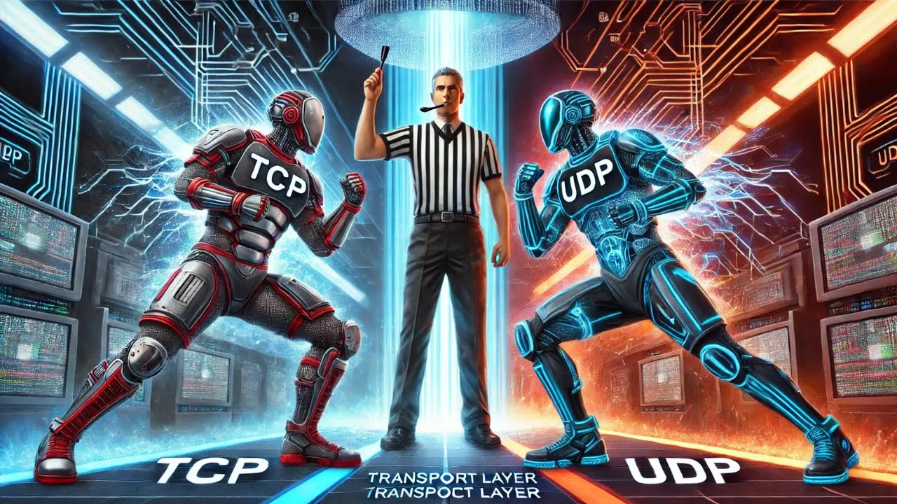 شرح (طبقة النقل) Transport Layer || الفرق بين TCP و UDP