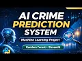 AI Crime Analytics Prediction System Machine Learning Project Streamlit Dashboard