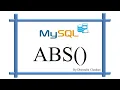 MySQL ABS Function