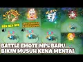 BATTLE EMOTE MPL TERBARU! UDAH RAMAH GAK TOXIC! BEK BEK BEK, ENTE KADANG KADANG