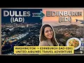 Washington Dulles to Edinburgh Scotland United airlines