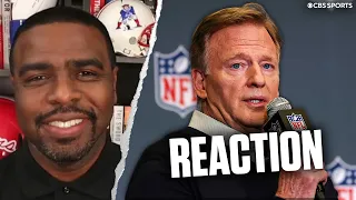 NFL Commissioner Roger Goodell on 18-Game Season International Expansion Hall of Fame Reaction