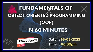Fundamentals of Object-Oriented Programming OOP in 60 Minutes