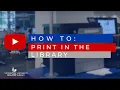 GSU Library Printing