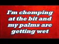 Megadeth - Sweating Bullets (Lyrics on screen)