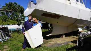 #94 – We removed our RUDDER and PROP