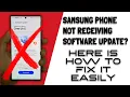 NO Software Update on Samsung Here is the Easiest FIX