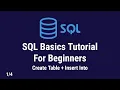 SQL Basics Tutorial For Beginners Installing SQL Server Management Studio and Create Tables