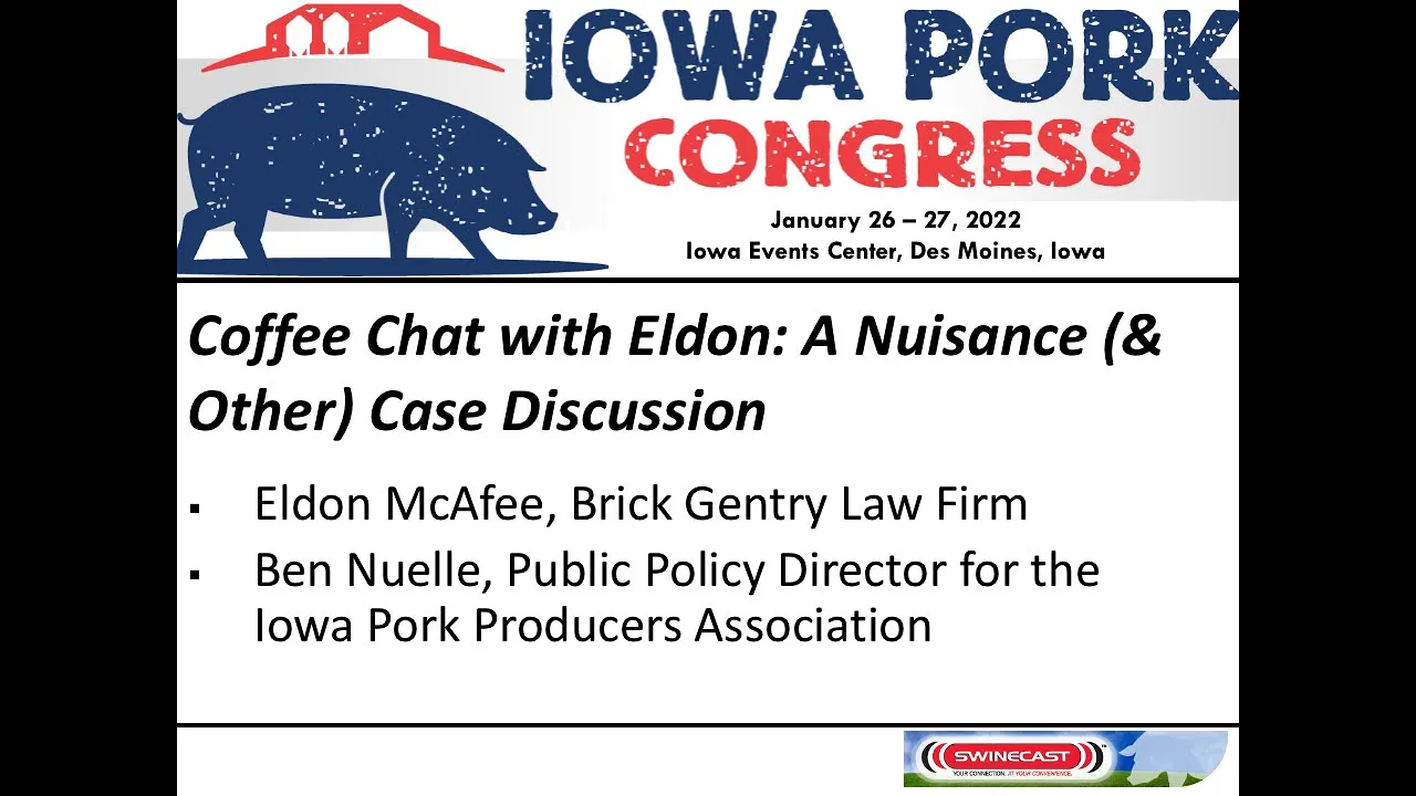 Eldon McAfee and Ben Nuelle - Coffee Chat with Eldon: A Nuisance (& Other) Case Discussion