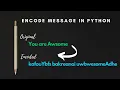 Cracking the Code Transforming Text into Encrypted Messages using Python