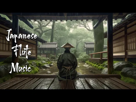 Download MP3 Rainy day in Japanese Zen Garden - Japanese Flute Music For Soothing, Meditation, Healing