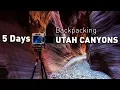 Landscape Photography Backpacking Utah Canyons with Large Format Film