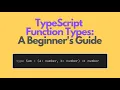 Typescript Function Named function Anonymous function Lambda function