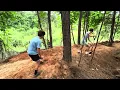 Day two of trail building, subscribe for day three! Music, Freddie Joachim, song name, Water & Sand