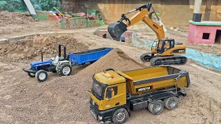 Rc Tractor and Truck working with rc executive in mini city @MrPendujatt22 