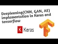 Deeplearning implementation in for Autoencoder