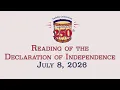 Enfield CT - Reading of the Declaration of Independence