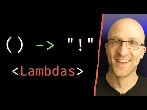 Lambda Expressions in Java - Full Simple Tutorial - YouTube thumbnail