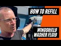 How to Refill Windshield Washer Fluid on Semi-Trailer Truck Kenworth Step-by-Step for Beginners