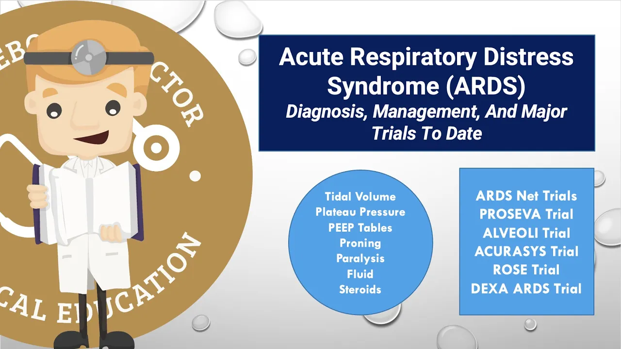 Acute Respiratory Distress Syndrome (ARDS) Basics - Diagnose, Manage, Trials | Clinical Medicine