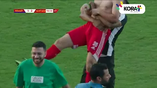 تسديدة رائعة من محمود أبو جودة تنتهي بهدف حرس الحدود الثاني أمام الترسانة   الدورة الرباعية دندنها