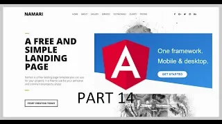 Create your first website using angular 6 -
