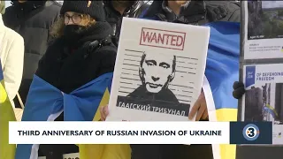 Ukraine marks start of third year of war with Russia