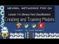 Creating and Training a Binary Text Classification Model in Keras Neural Networks for DH 11c