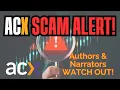 ACX Scam Alert Fake book Accounts Using AI Voices What Authors MUST Know