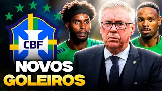 CARLOS MIGUEL E MAIS 6: OLHA 7 NOVOS GOLEIROS QUE O ANCELOTTI QUER TESTAR NA SELEÇÃO BRASILEIRA!